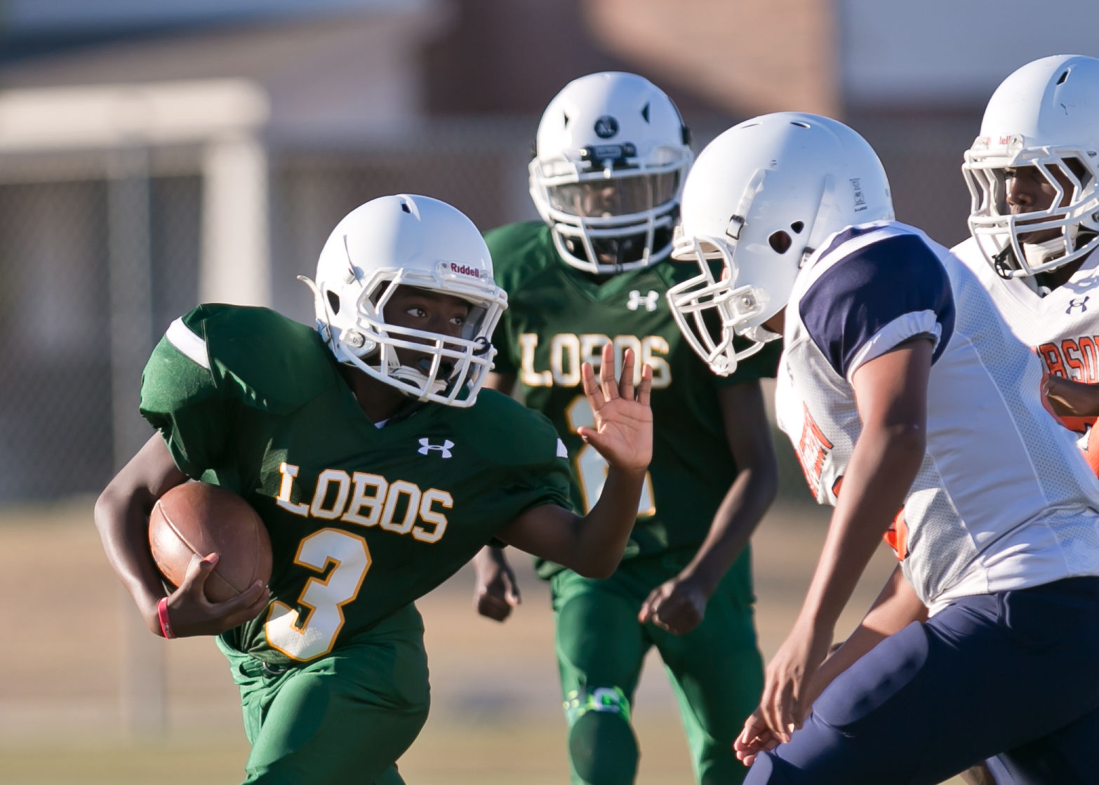 Live Oak Ridge vs Patterson middle football